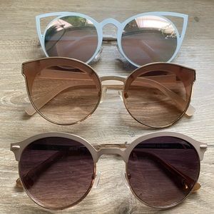 LOT OF THREE sunglasses american eagle